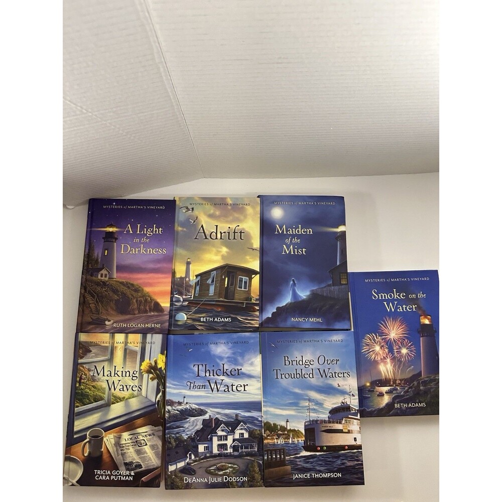 Mysteries of Martha's Vineyard lot of 7 Guideposts Hardcover 1 3 4 5 8 10 11